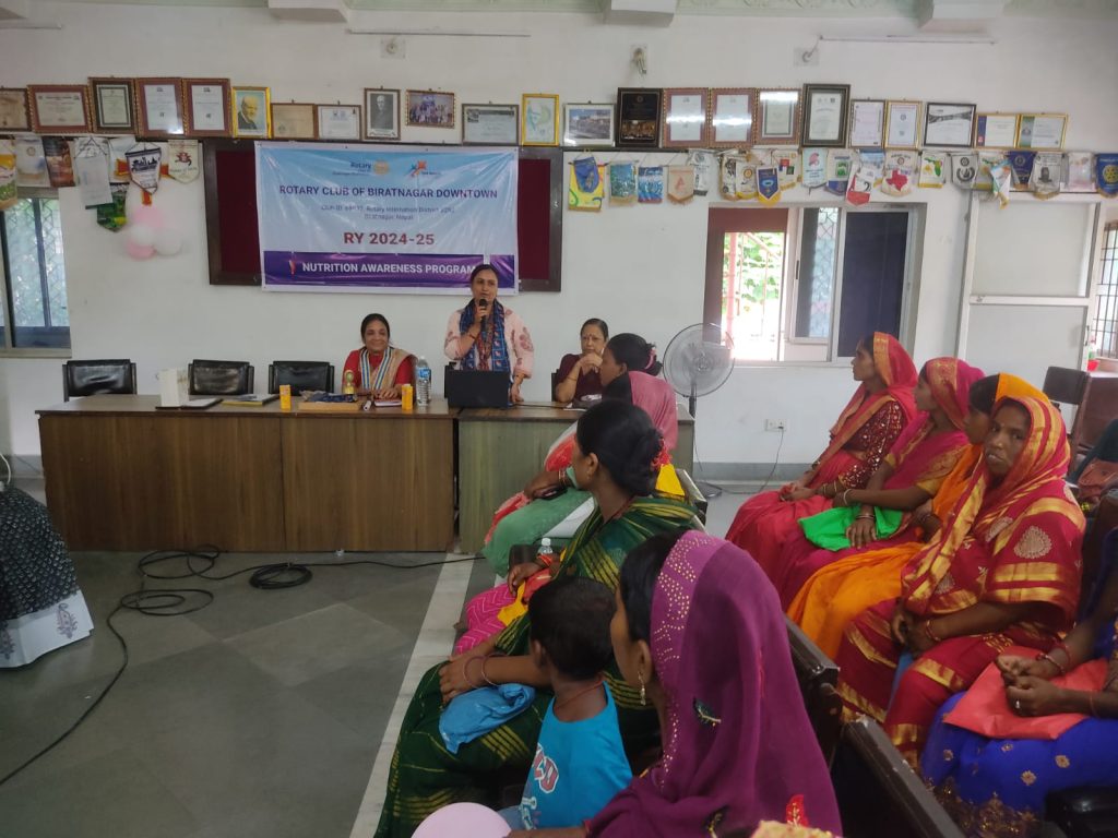Awareness Program on Nutrition During Pregnancy and Lactation.