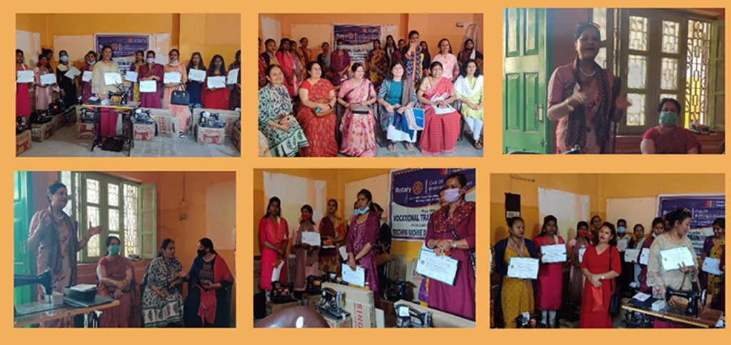 Advanced Tailoring course Cerificate distribution & Stitching machine distribution