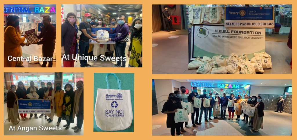 Say no to Plastic- Use Cloth Bags