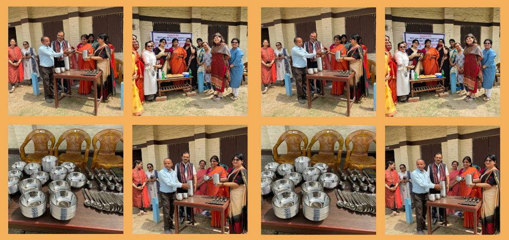 Steel Utensil for Midday Meal Handover Program