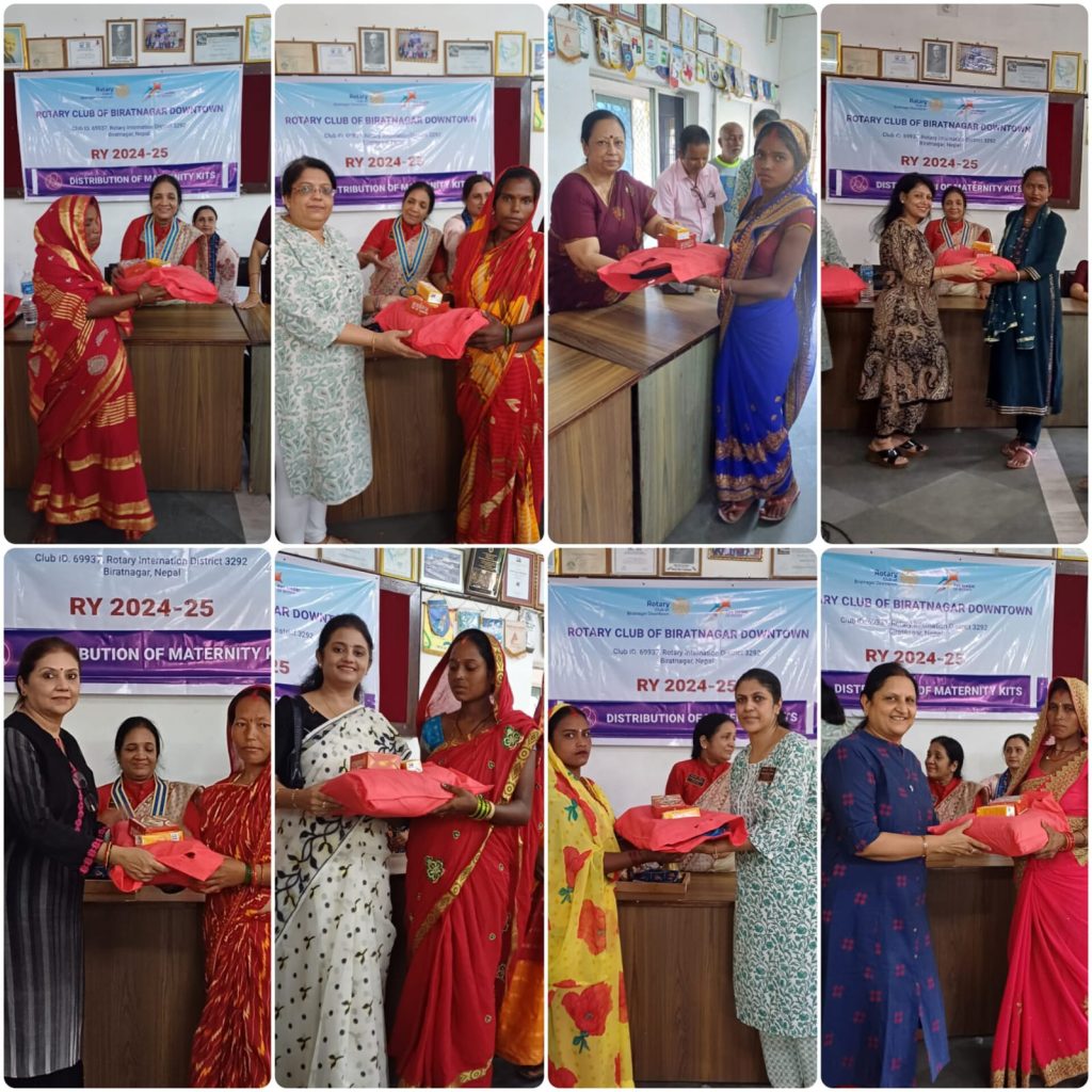 Distribution of Maternity Kits