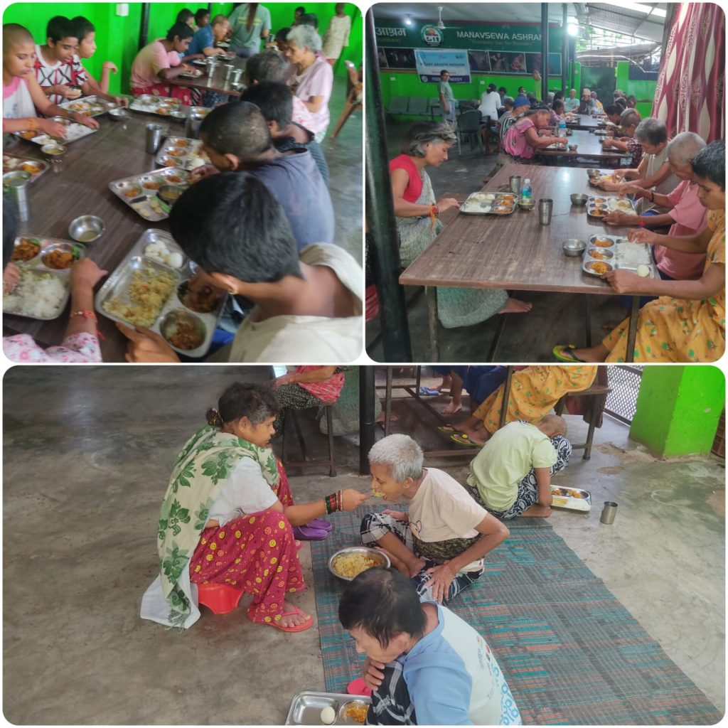 Free food for senior citizens.