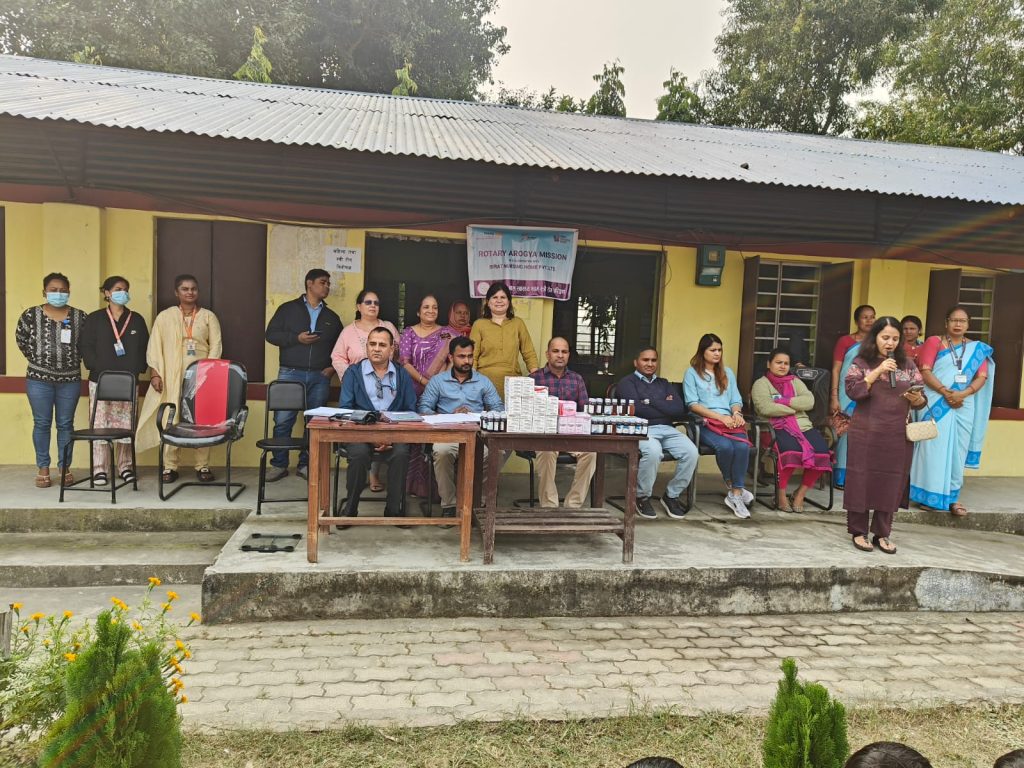 Free Health Checkup Camp for Women and Children.