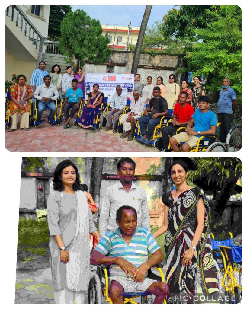 Wheel Chair Distribution