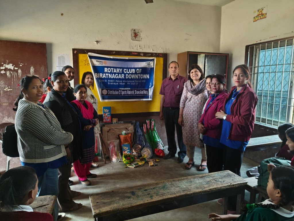 Sports Material Support to Community Schools – Biratnagar Phase-2