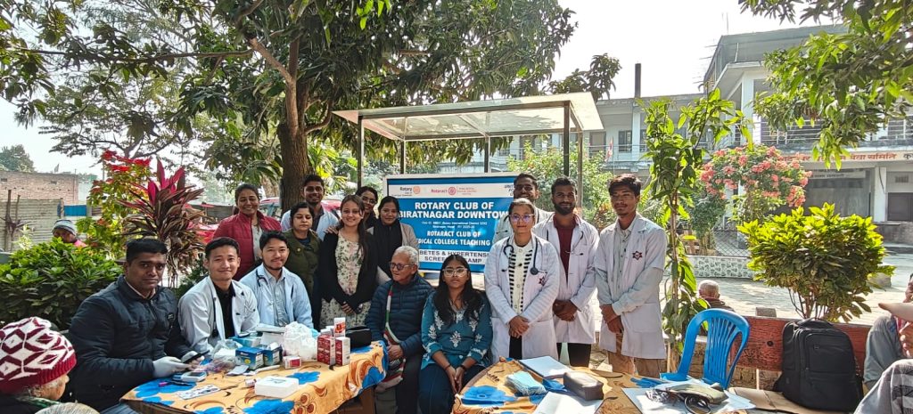 Health Screening Camp{Blood Pressure,Sugar&Lipid Profile}